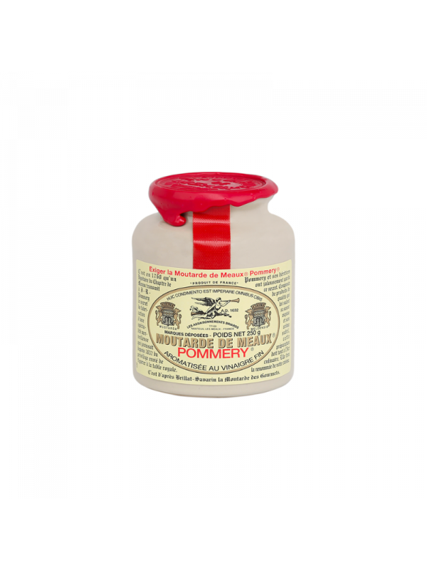 Moutarde de Meaux® Pommery® 250g bouchon liège & cire
