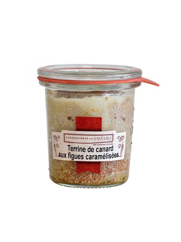 Terrine de canard aux figues caramélisées, 100 g