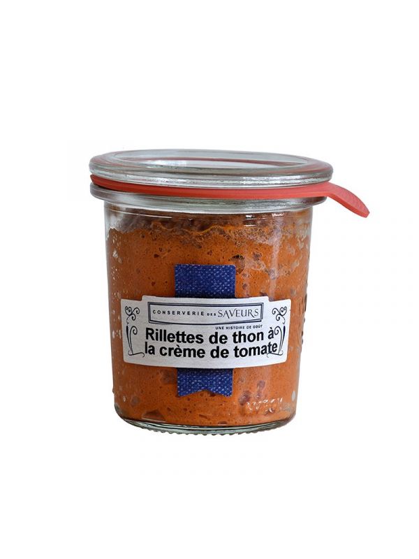 Rillettes de thon à la crème tomate, 100 g