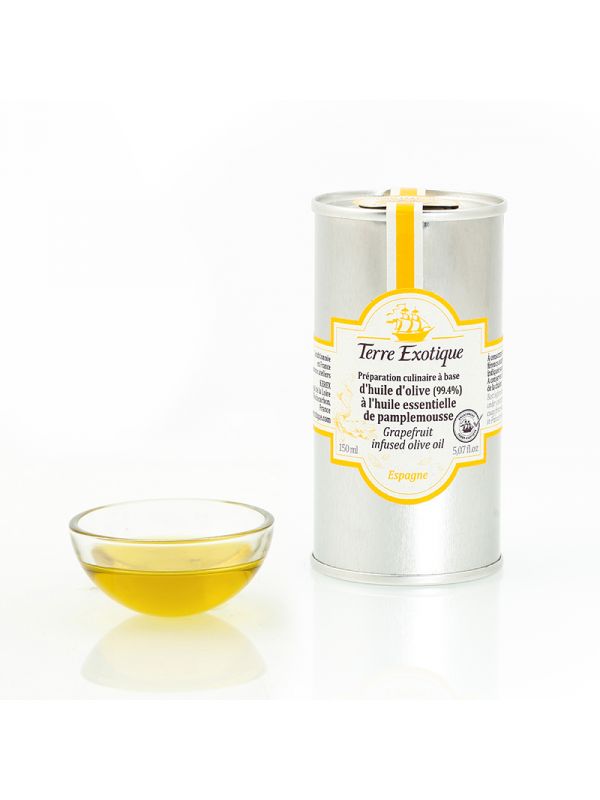 Préparation à base d'huile d'olive et huile ess.de pamplemousse